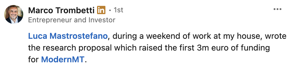 ModernMT Late Night Session